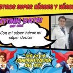 With my superhero, my super doctor