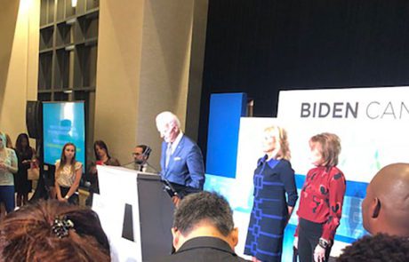 Joe Biden speaking at Biden Cancer Summit