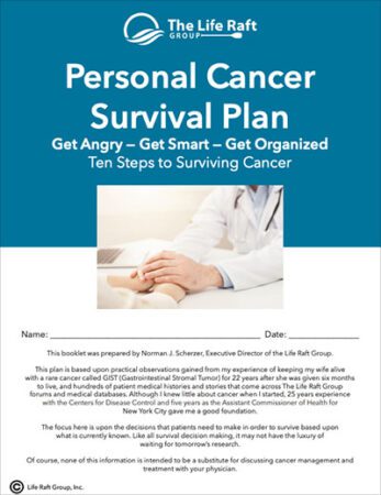 Personal Cancer Survival Plan