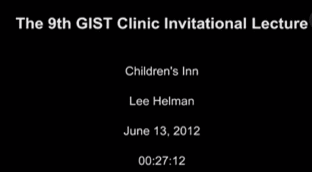 Lee Helman GIST Clinic Presentation