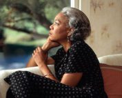 Women contemplating