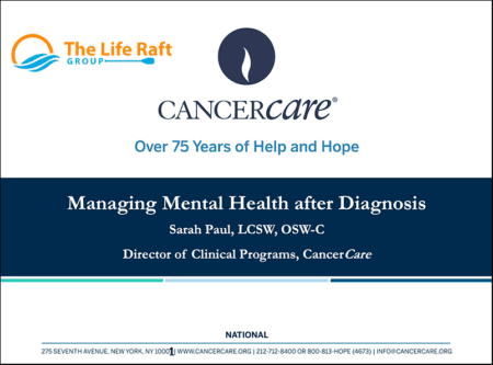 image for cancer care prez 5.2.23 on mental health