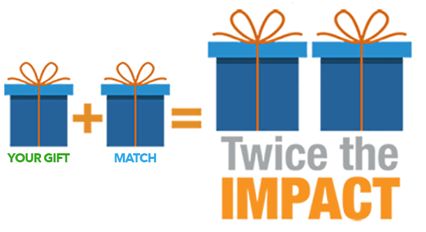 Your gift plus their match means more impact for GIST