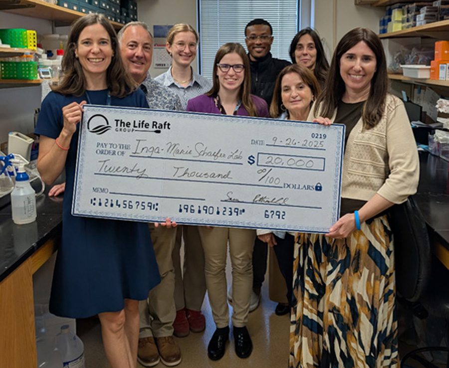 Check to Inga-Marie Scharfer Lab