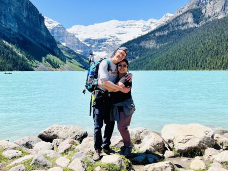 Jing Goldsmith and husband Chris 2