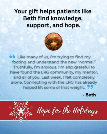 Beth's quote for Hope 4 the Holidays