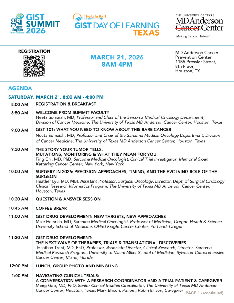 Summit 2026 agenda page 1 