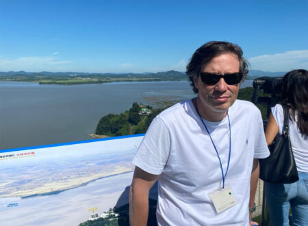 Gonzalo with landscape