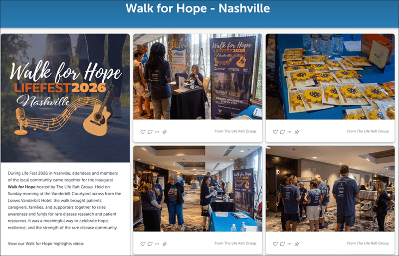 image of walk for hope 2026 kudoboard photo gallery